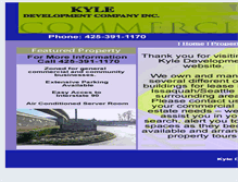 Tablet Screenshot of kyledevelopment.com